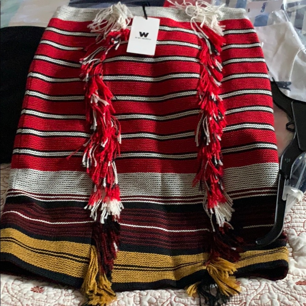 W by worth tweed skirt